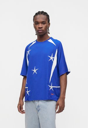 Nike Sportswear, UNISEX - T-shirt imprimé - old royal/white/safety orange