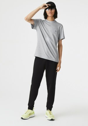 Lacoste, T-shirt imprimé - gris chiné