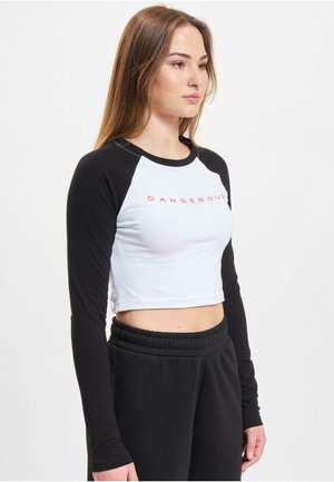 BOLD LONGSLEEVES - Top s dlhým rukávom - white black