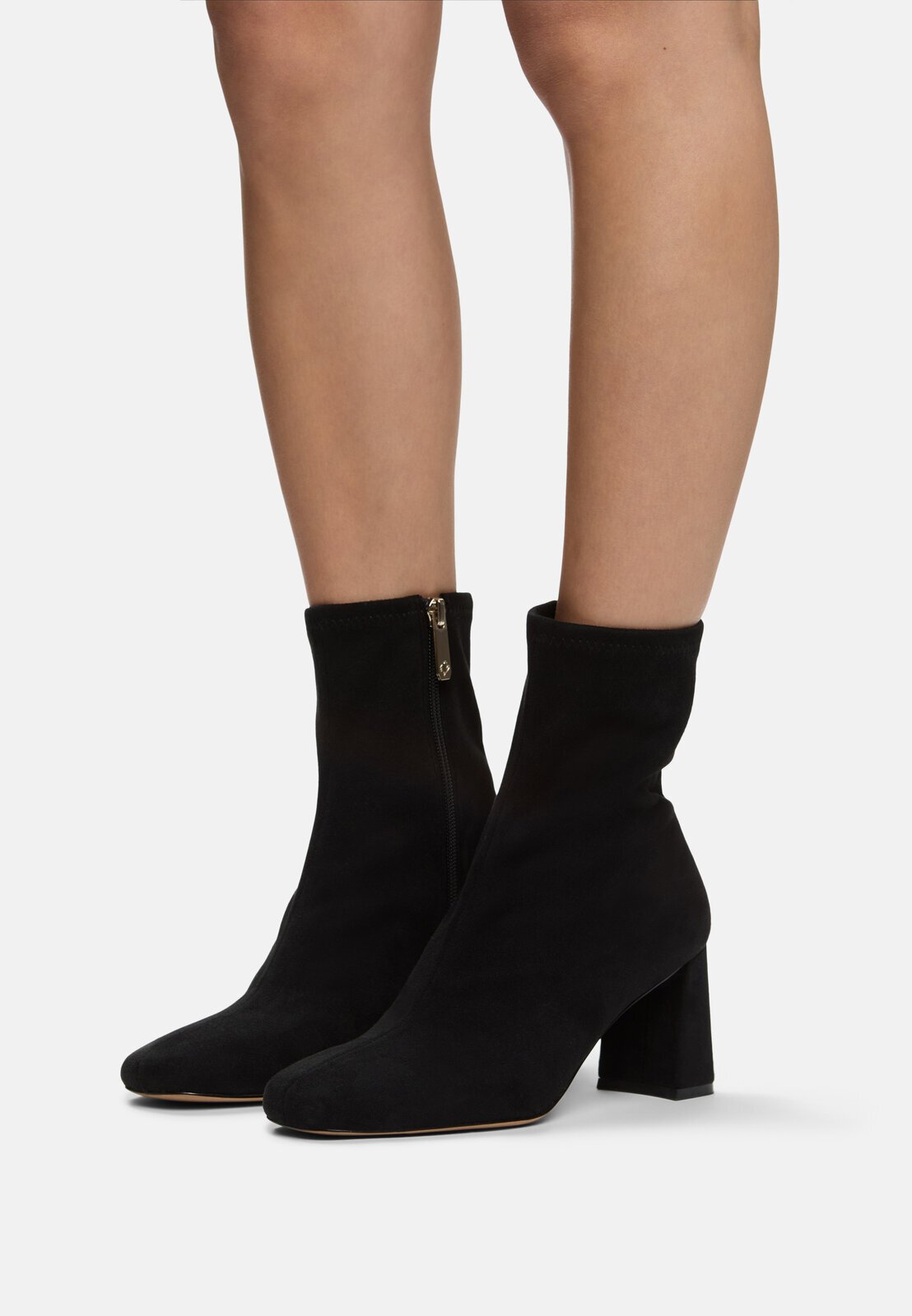 Aldo Classic Black Suede Ankle Boots Aldo Women main image 3
