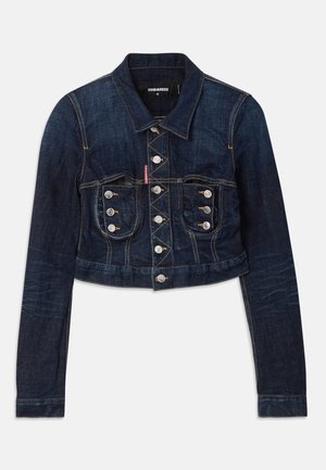 PEEKABOO MINI JACKET - Jachetă din denim - navy blue