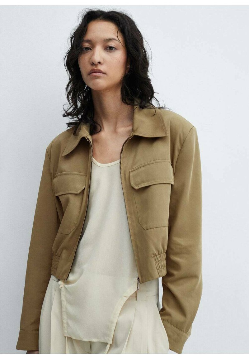 Mango Light jacket - khaki