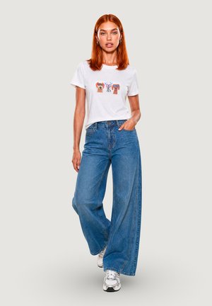 I AM, T-shirt con stampa - white