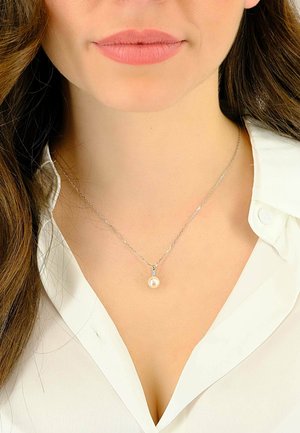 MUAU Schmuck, Pendentif - weissgold-coloured