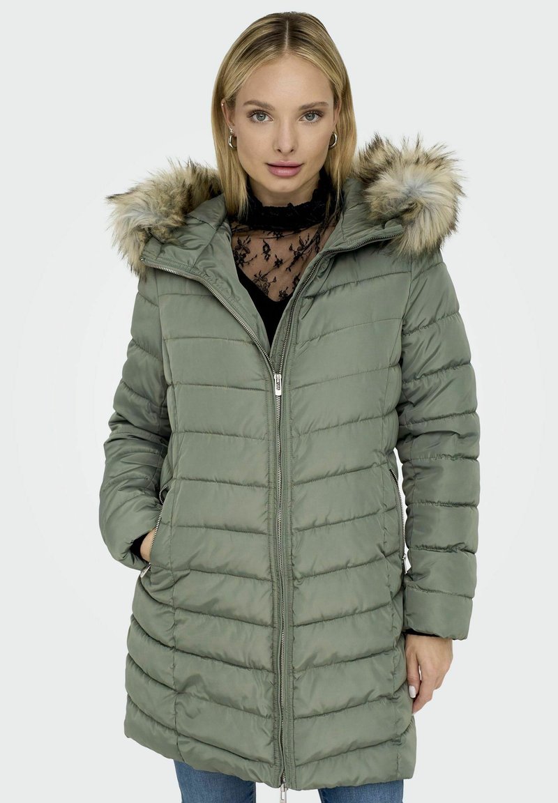 ONLY ONLELLAN - Manteau d'hiver - sea spray/vert clair - ZALANDO.FR