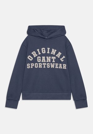 GANT ORIGINAL SPORTSWEAR HOODIE UNISEX - Mikina s kapucí - washed blue