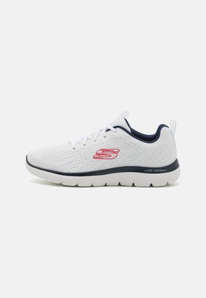 Skechers Sport SUMMITS - Matalavartiset tennarit - white/navy