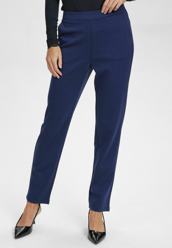 NUFILLA PANTS - Stoffhose - dark sapphire