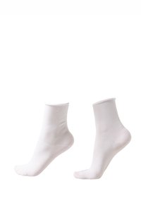 SHORT, RAW CUT CUFFS - Chaussettes - White