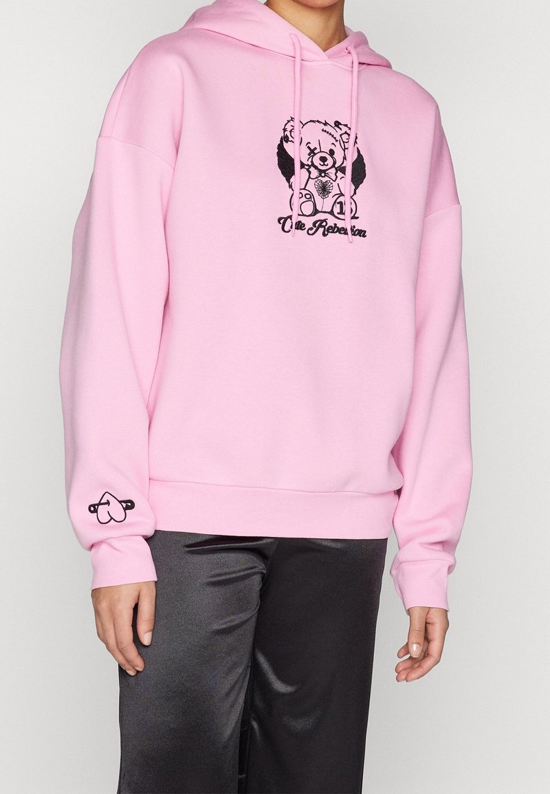 Even&Odd Felpa con cappuccio - pink