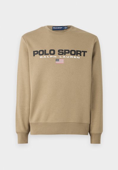 Polo Ralph Lauren POLO SPORT SWEATSHIRT UNISEX - Ikdienas džemperis - desert khaki/black