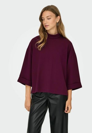 JDYGEGGO LIFE 3/4 HIGHNECK JRS DIA - Blouse - fig