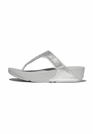 ZEHENTRENNER LULU CRYSTAL-MIX TOE-POST - Badesandale - silver