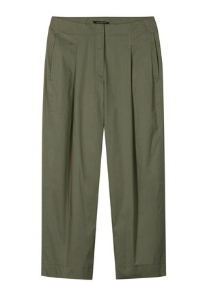 Luisa Cerano, LUISA CERANO GABARDINE-TAPERED-PANTS - Trousers - khaki