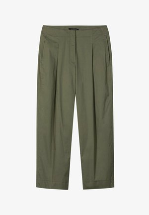 Luisa Cerano, LUISA CERANO GABARDINE-TAPERED-PANTS - Trousers - khaki