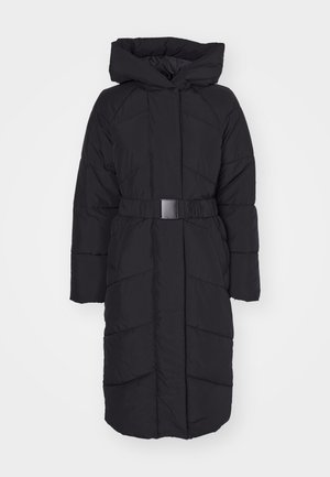 ONLY ONLJOANNE BELTED PUFFER COAT - Wintermantel - black