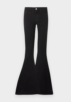 KAREN BOOT CUT - Bootcut piegriezuma džinsi - black