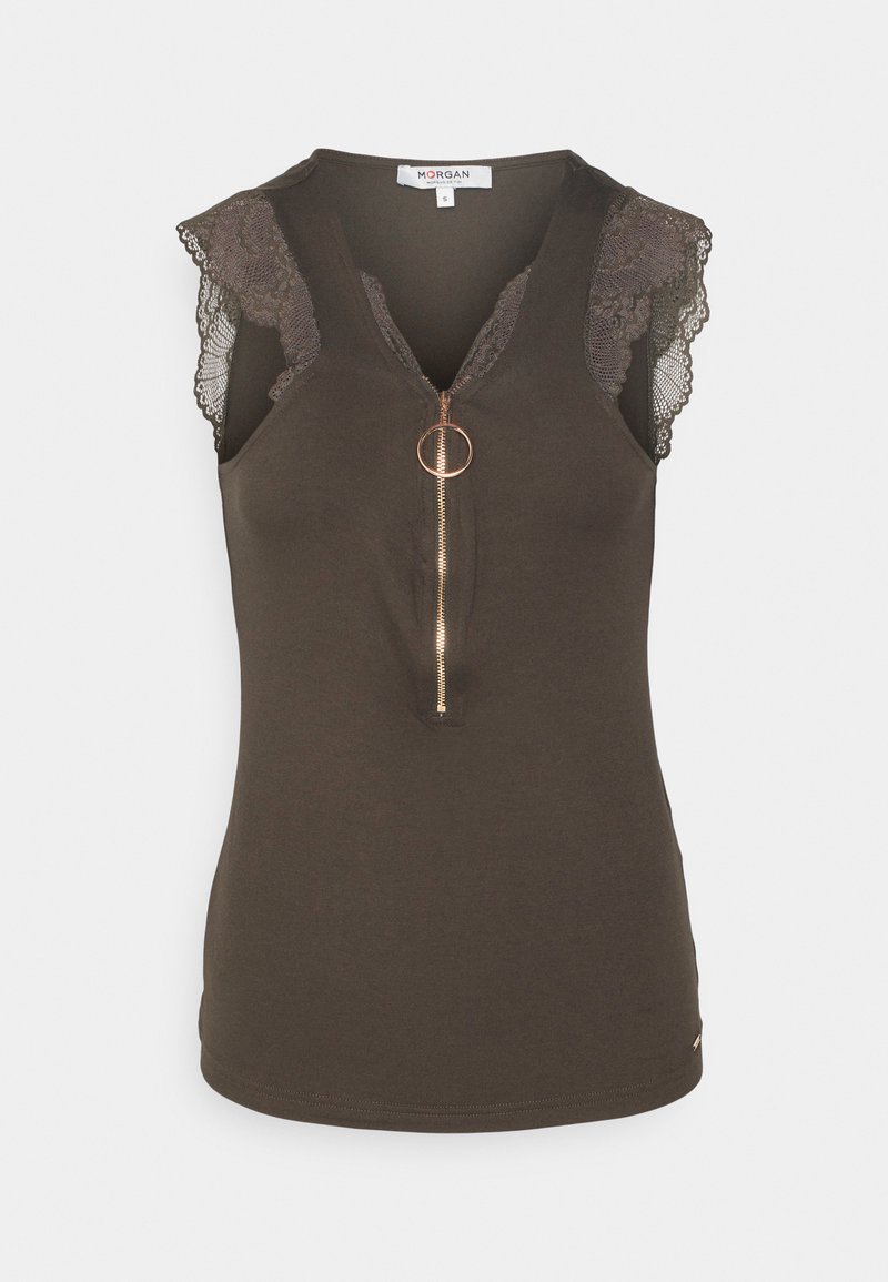 Morgan Top donkergroen