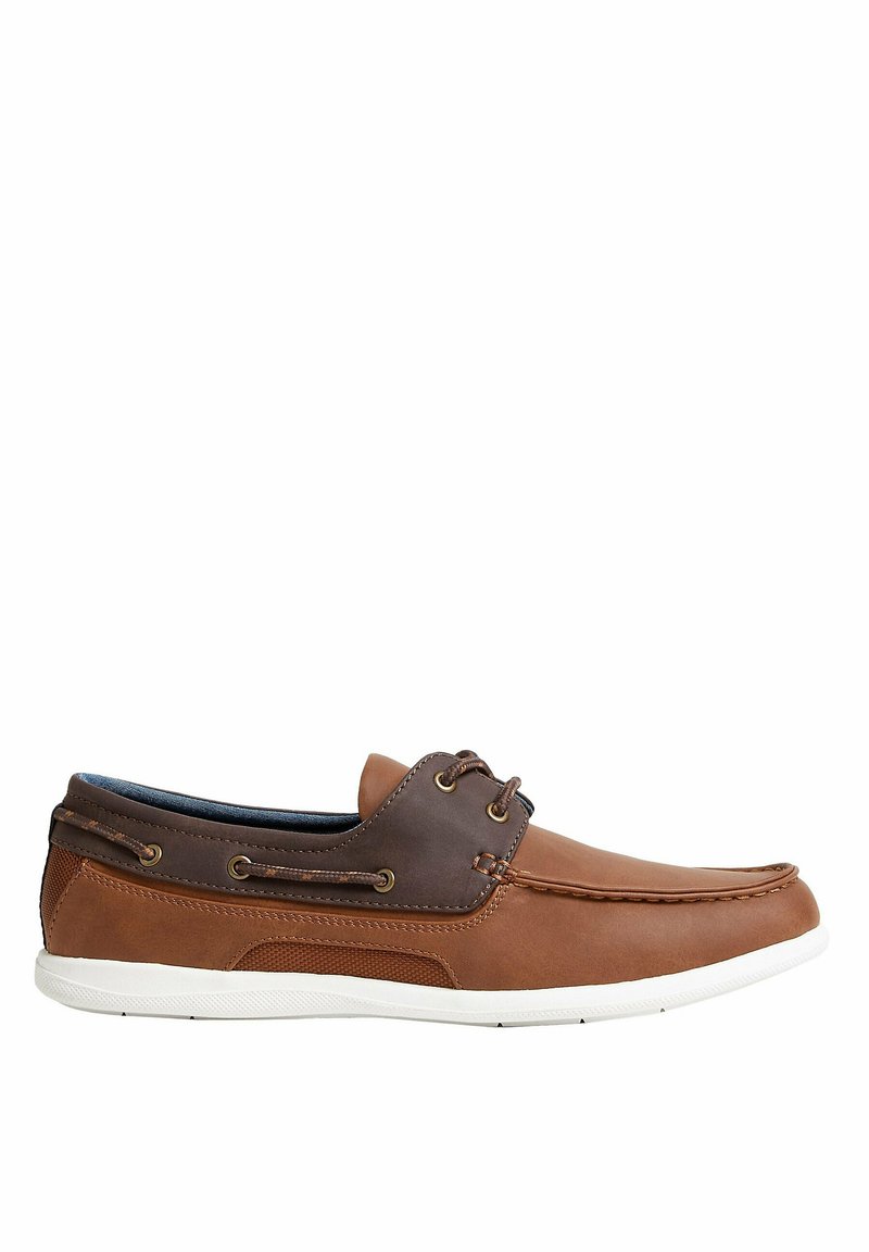 Marks & Spencer LACE UP Boat shoes tan Zalando
