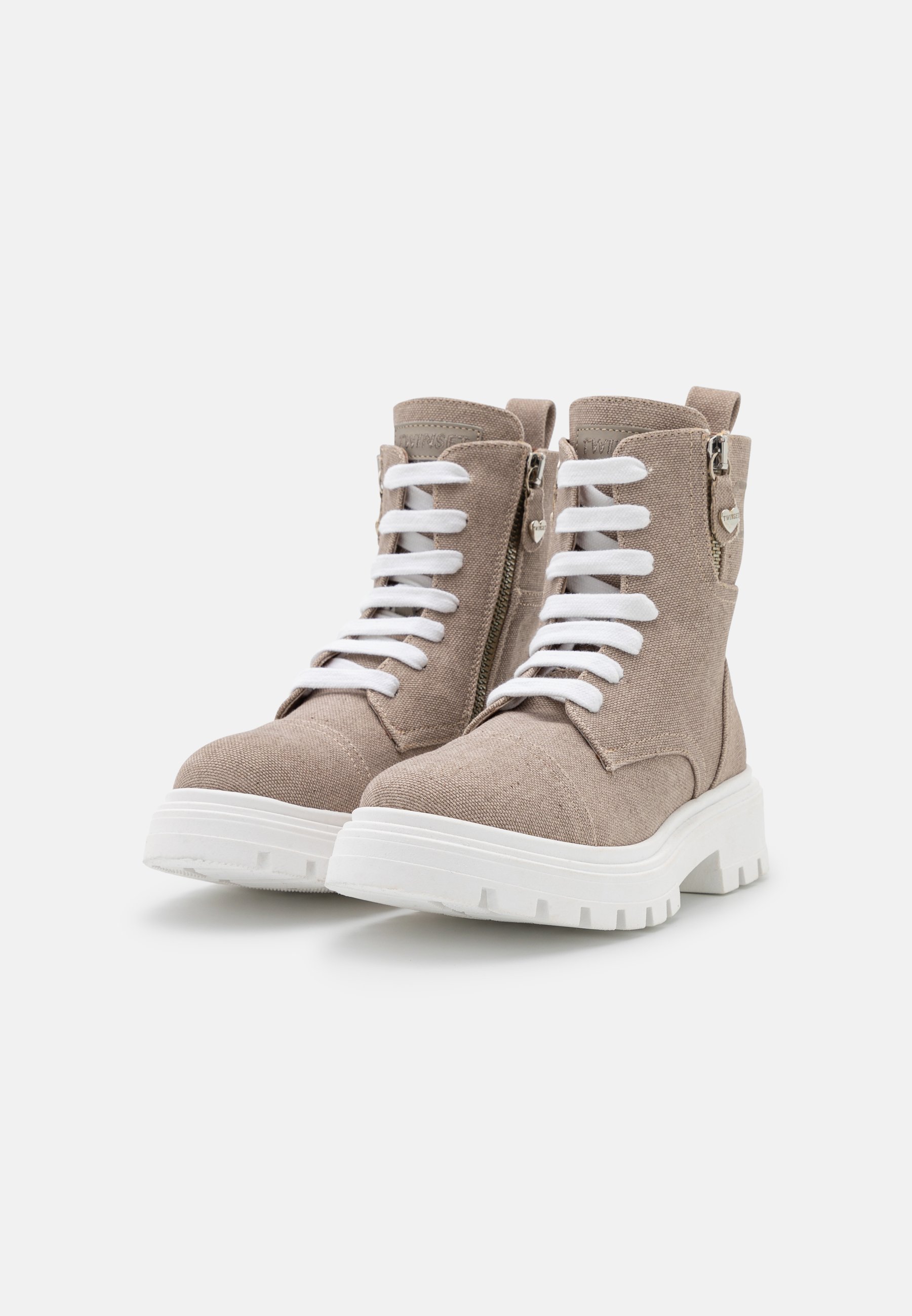 TWINSET ANFIBIO - Botines con cordones - brownie/beige - Zalando.es
