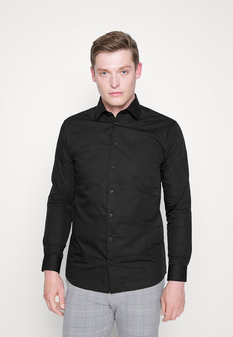 Selected Homme - SLHREGETHAN CLASSIC - Chemise classique - black, Agrandir