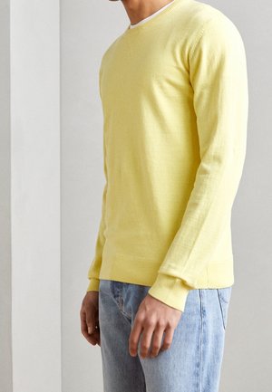 Strickpullover - dark yellow