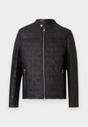 QUILT RACER - Veste en cuir - black