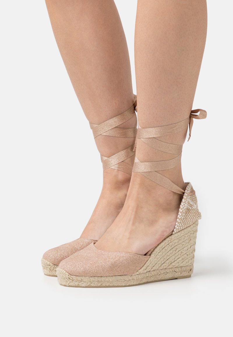 Castañer CARINA High Heel Sandalette rosa goldcoloured