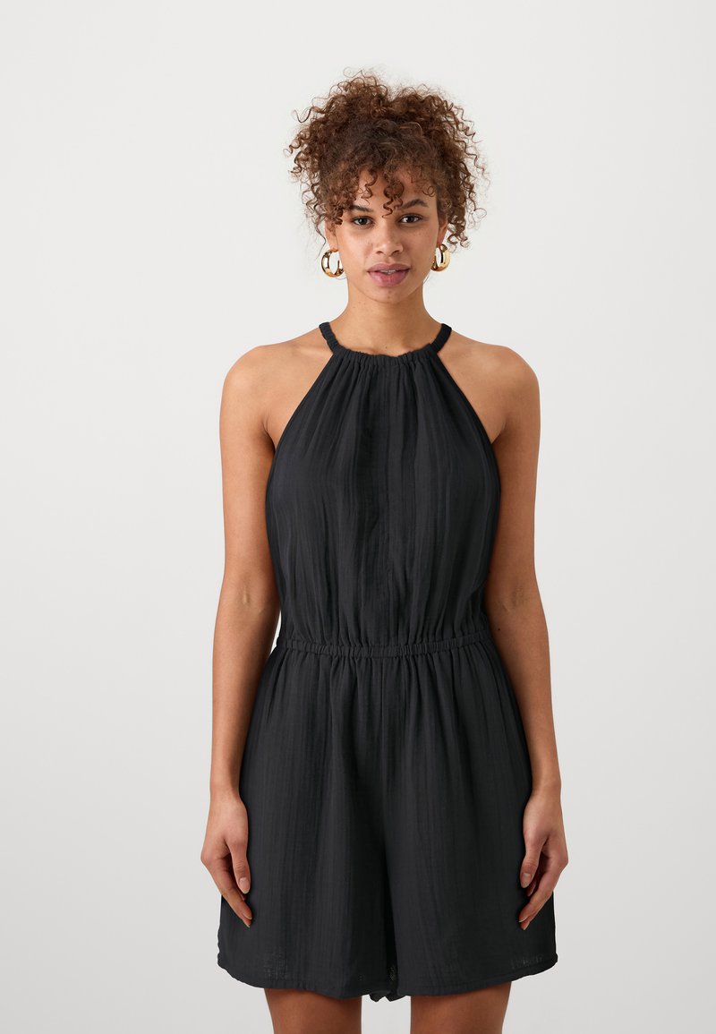 Gap Tall HALTER ROMPER  - Overal - black