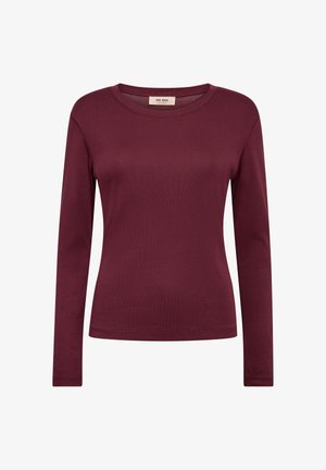 Mos Mosh, MOS MOSH LANGARMSHIRT - Langarmshirt - aubergine