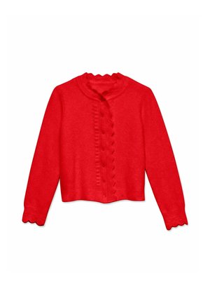 Vero Moda, CARDIGAN AWNANNA KNIT CARDIGAN - Gilet - high risk red