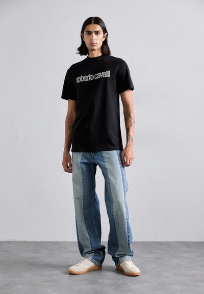 Roberto Cavalli REGULAR FIT  - T-shirt imprimé - black