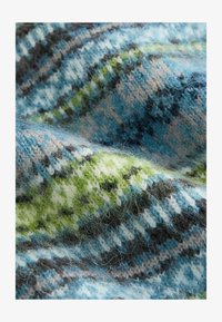 Izbrano, blue and green fairisle