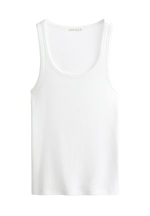 OYSHO SOFT TOUCH SLEEVELESS RIB - Top - white