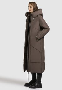 khujo PRAYCE - Wintermantel - taupe dunkel