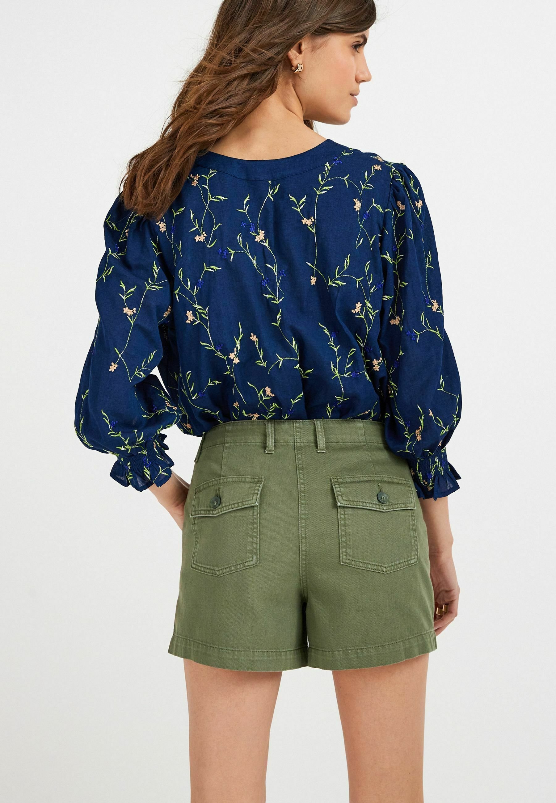 Next Shorts di jeans - khaki green/verde - Zalando.it