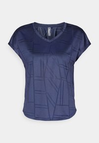 ONLY Play FINA LOOSE BAT TRAIN - T-shirt basique - maritime blue/bleu