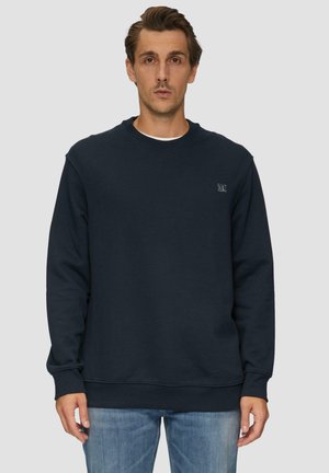 s.Oliver, AUS MIT LOGO-DETAIL - Sweatshirt - navy