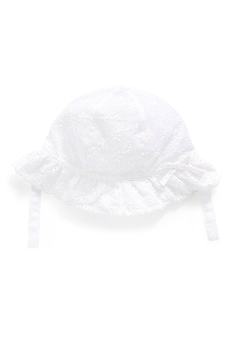 Next BRODERIE BABY HAT Chapeau white/blanc ZALANDO.FR