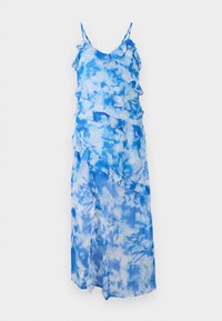 ONLSINE LIFE STRAP FRILL LONG DRESS - Cocktailkjole - blissful blue