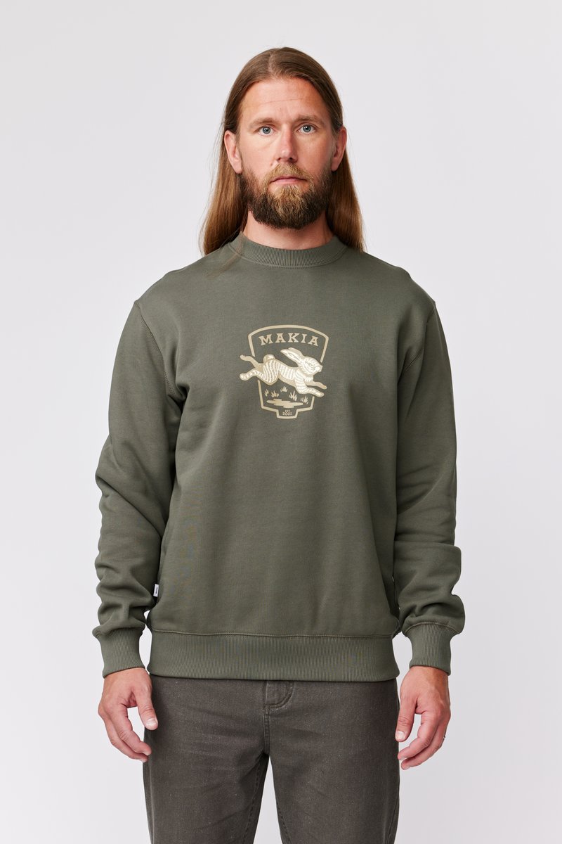 Makia RABBIT - Sweatshirt - dusty olive