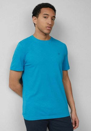 Basic T-shirt - türkis   navy