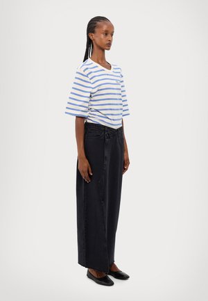 CHARLOTTE ASYMMETRICAL - Maxi skirt - volcano
