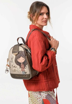 Anekke, MOCHILA CON SOLAPA TULIP - Mochila - multicolor