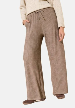 RIPPLE WIDE LEG  - Nadrágok - neutral