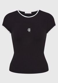 ELMIRA - T-shirt basic - schwarz/weiß