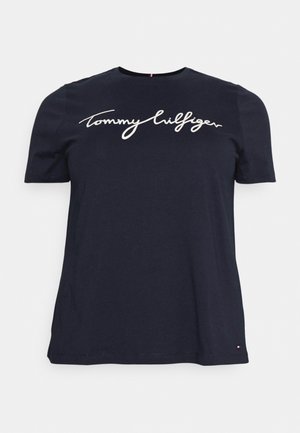 REGULAR GRAPHIC C-NECK TEE - Print T-shirt - desert sky