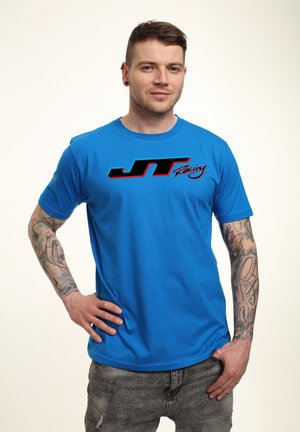 Henry Tiger JT RACING 3D LOGO - T-shirt print - royal blue