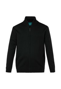 LANGARM STEHKRAGEN - Strickjacke - black