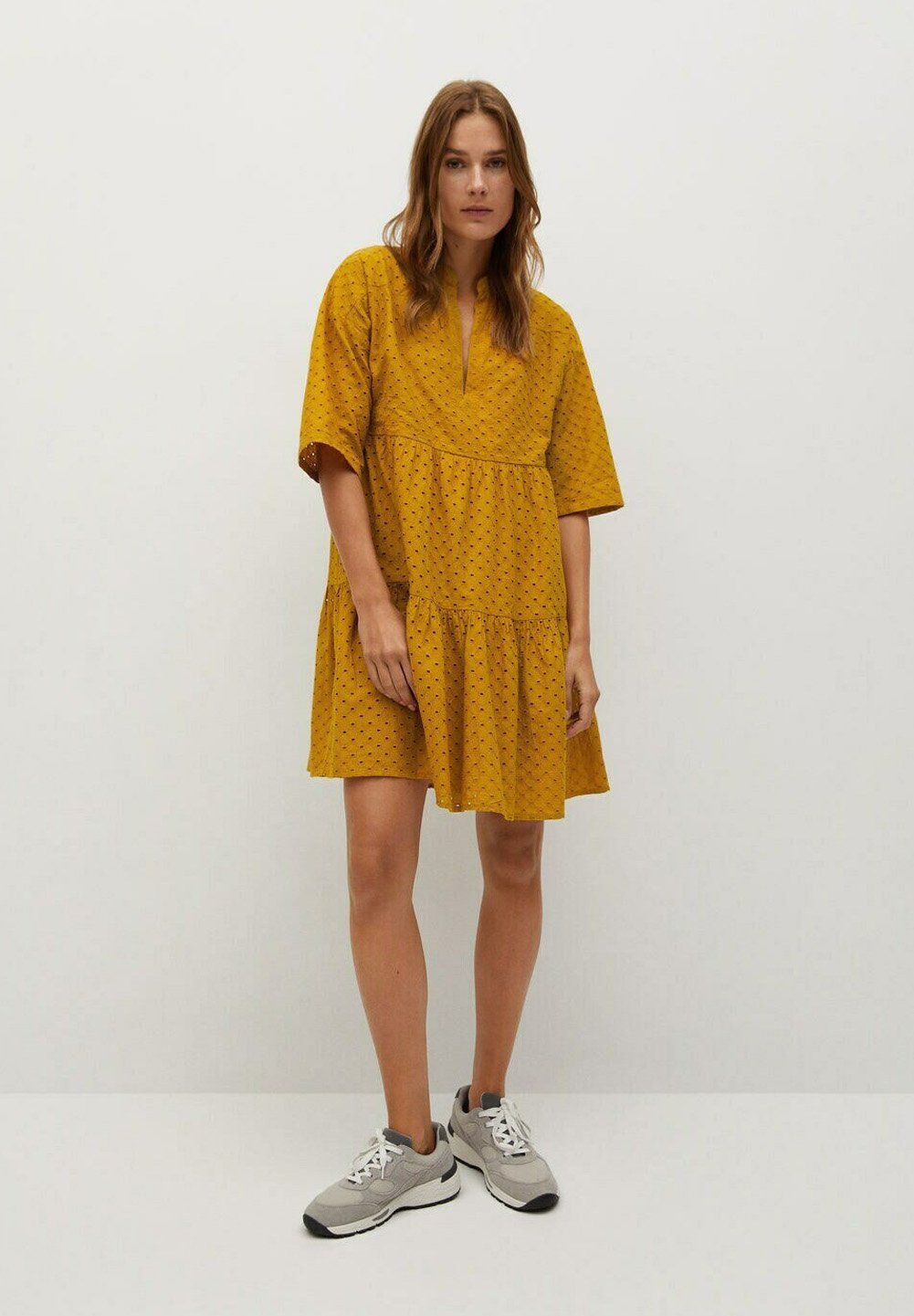 Mango mustard dress Clearance